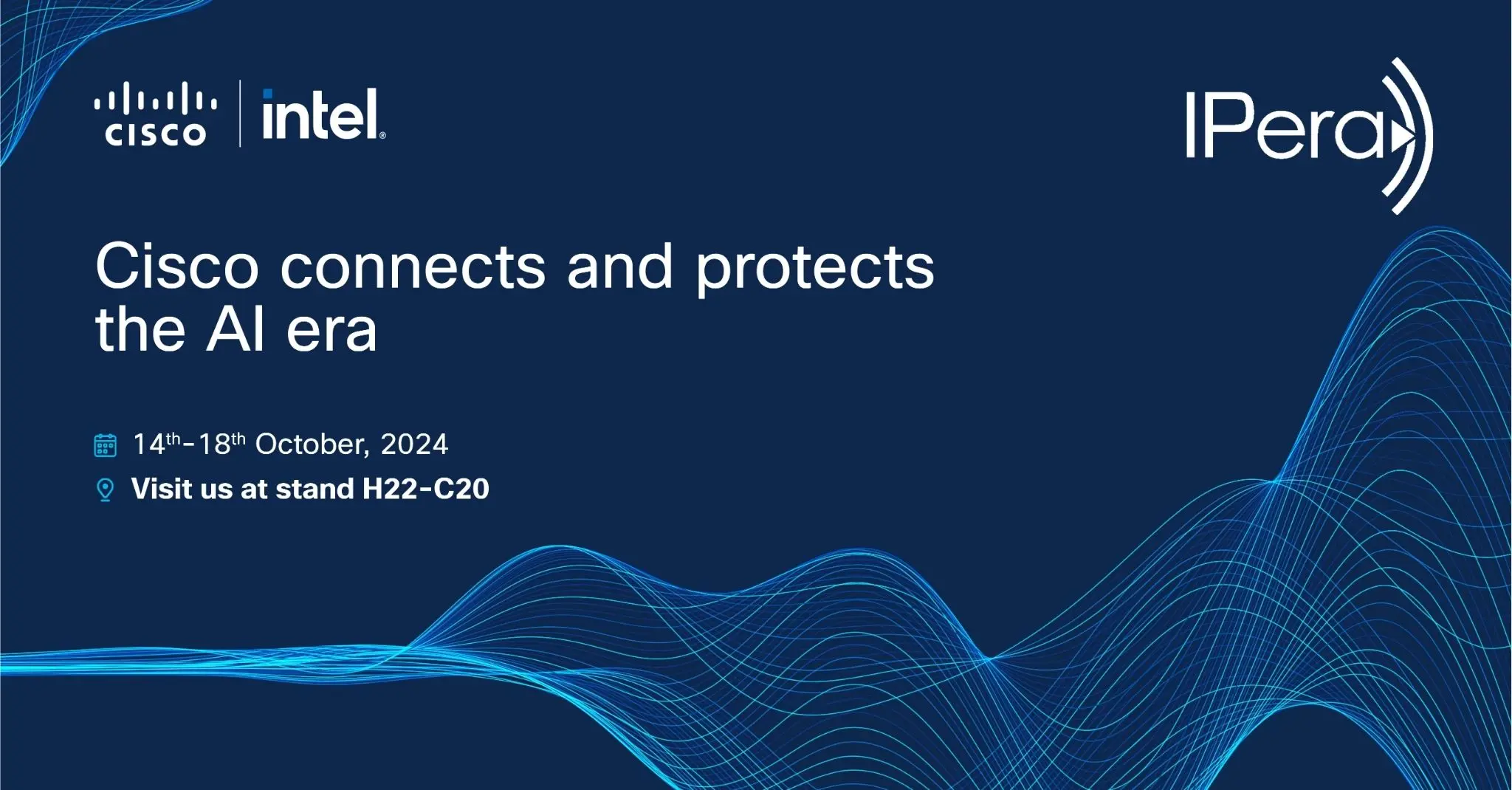 IPera and Cisco at GITEX Global 2024 Dubai showcasing AI-powered healthcare wayfinding and indoor navigation solutions